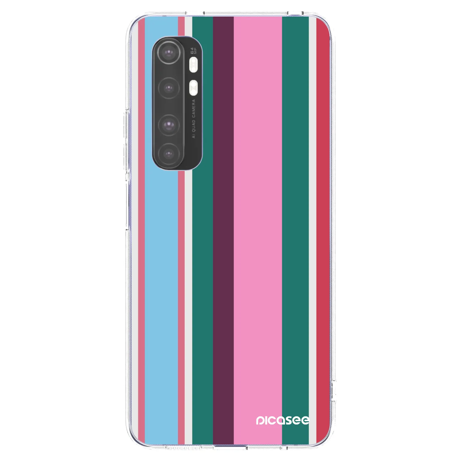 Picasee silikónový prehľadný obal pre Xiaomi Mi Note 10 Lite - Cabana club