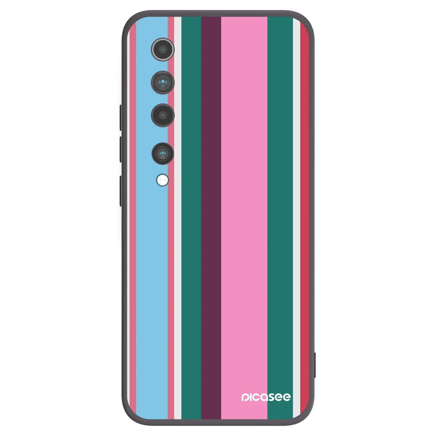 Picasee silikónový čierny obal pre Xiaomi Mi 10 - Cabana club
