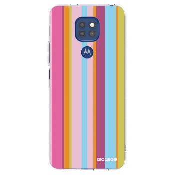 Picasee silikónový prehľadný obal pre Motorola Moto G9 Play - Golden hour