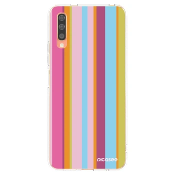 Picasee silikónový prehľadný obal pre Samsung Galaxy A70 A705F - Golden hour