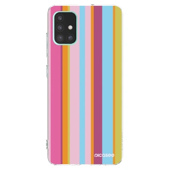 Picasee silikónový prehľadný obal pre Samsung Galaxy A51 A515F - Golden hour