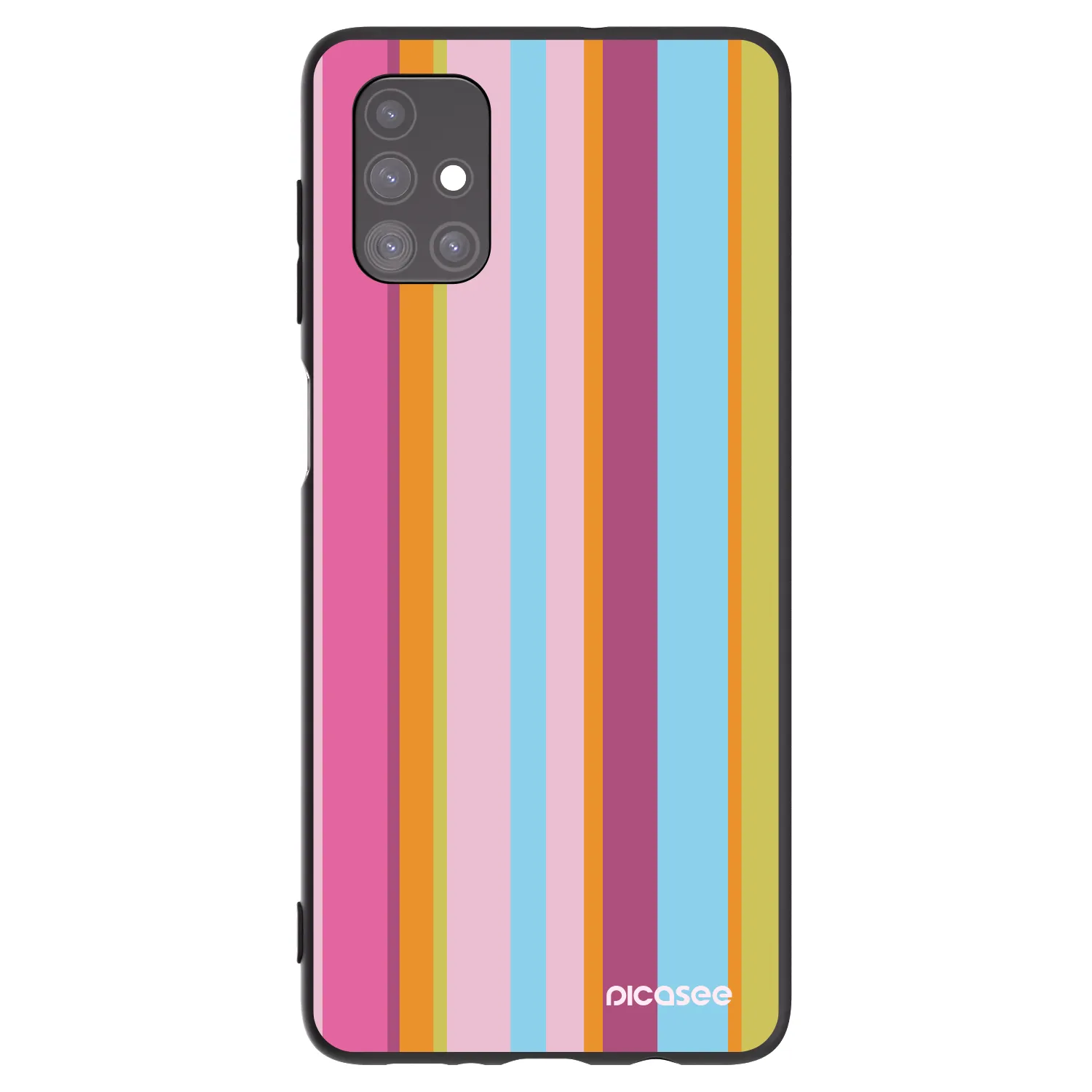 Picasee silikónový čierny obal pre Samsung Galaxy M51 M515F - Golden hour