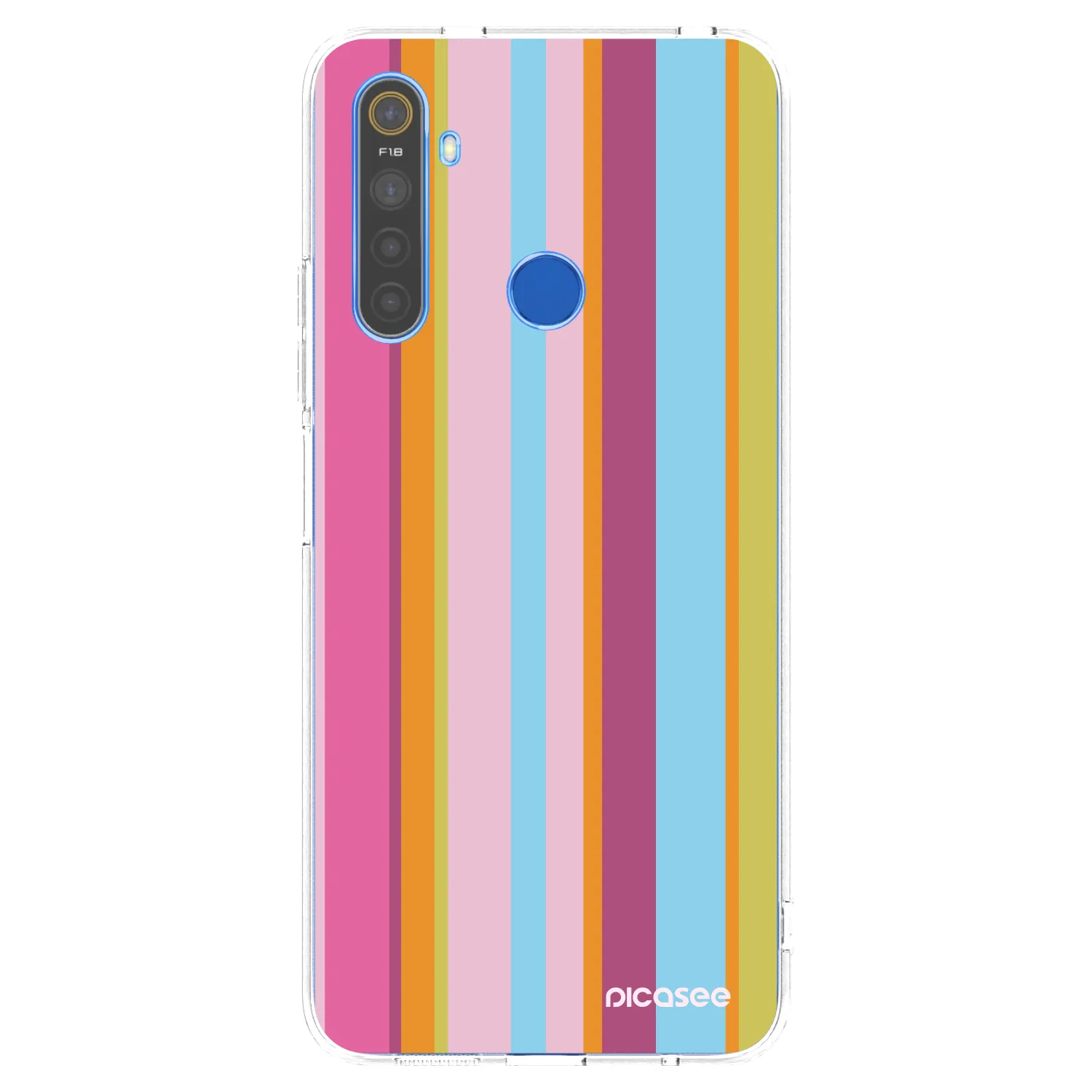 Picasee silikónový prehľadný obal pre Realme 5 - Golden hour