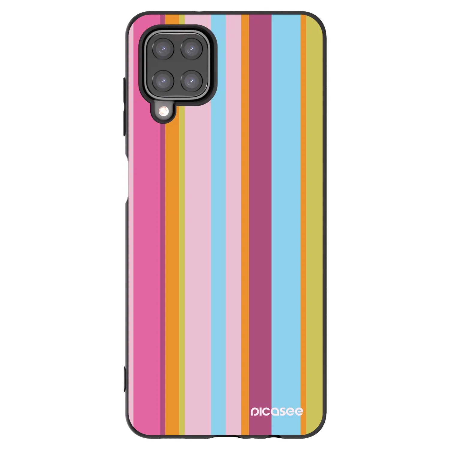 Picasee silikónový čierny obal pre Samsung Galaxy A12 A125F - Golden hour