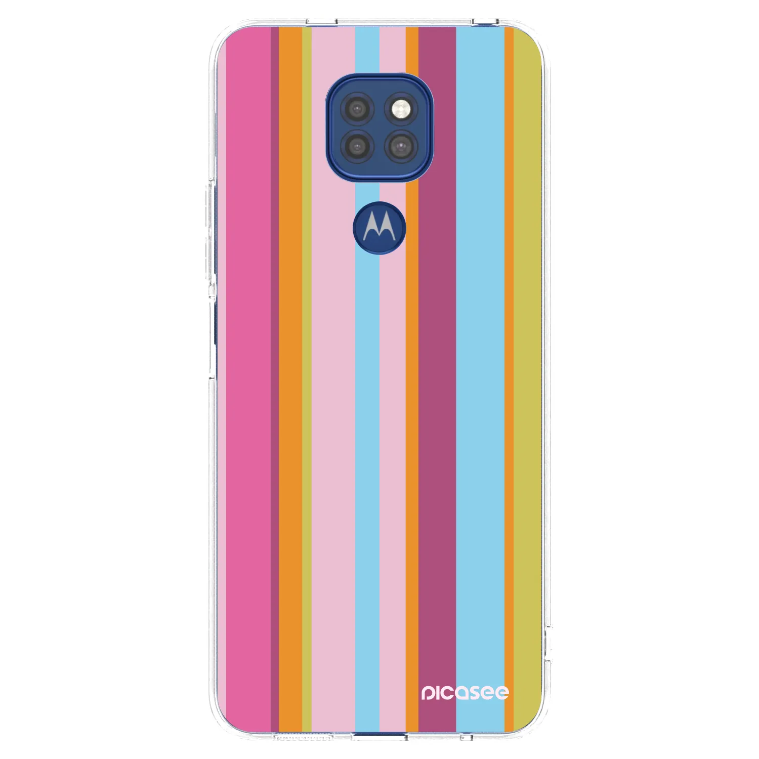 Picasee silikónový prehľadný obal pre Motorola Moto G9 Play - Golden hour