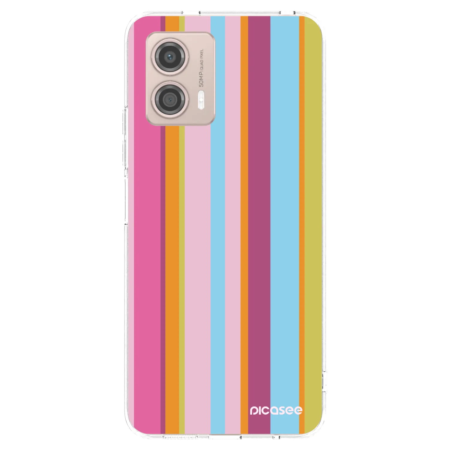 Picasee silikónový prehľadný obal pre Motorola Moto G53 5G - Golden hour