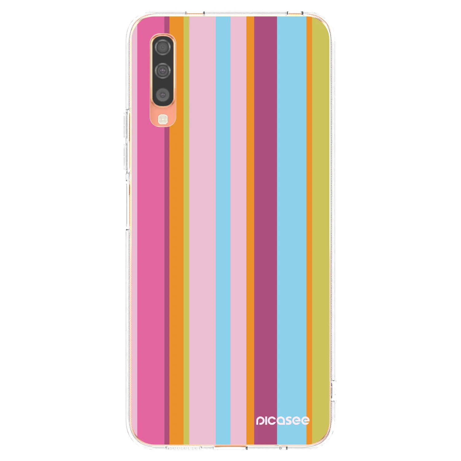 Picasee silikónový prehľadný obal pre Samsung Galaxy A70 A705F - Golden hour