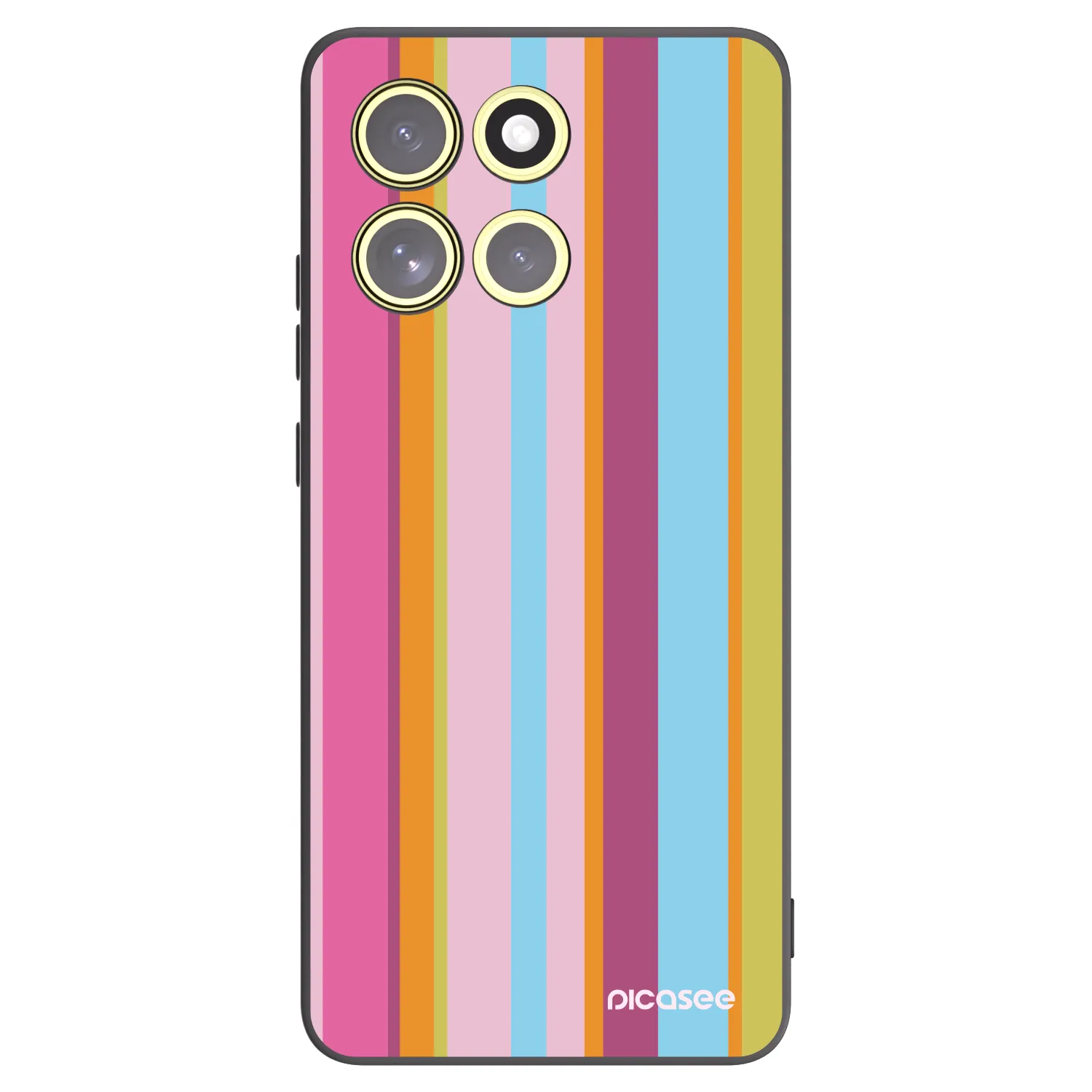Picasee silikónový čierny obal pre Motorola Moto G86 Power 5G - Golden hour