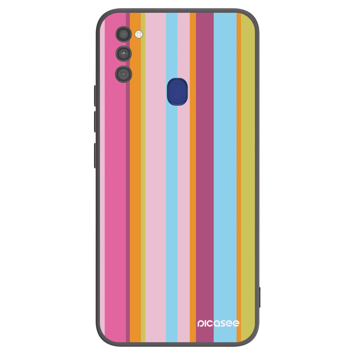Picasee silikónový čierny obal pre Samsung Galaxy M21 M215F - Golden hour