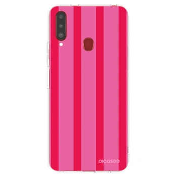 Picasee silikónový prehľadný obal pre Samsung Galaxy A20s - Hot tropic