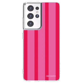 Picasee silikónový prehľadný obal pre Samsung Galaxy S21 Ultra 5G G998B - Hot tropic