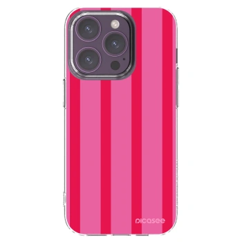 Picasee silikónový prehľadný obal pre Apple iPhone 14 Pro - Hot tropic