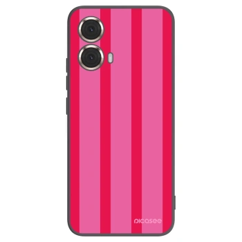 Picasee silikónový čierny obal pre Motorola Moto G85 - Hot tropic