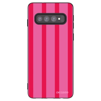 Picasee silikónový čierny obal pre Samsung Galaxy S10 G973 - Hot tropic