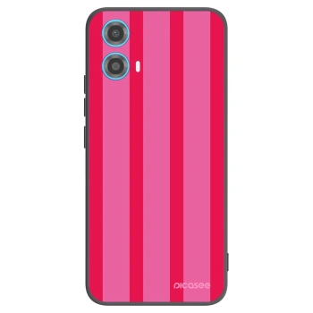 Picasee silikónový čierny obal pre Motorola Moto G34 5G - Hot tropic