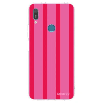 Picasee silikónový prehľadný obal pre Huawei Y6 2019 - Hot tropic