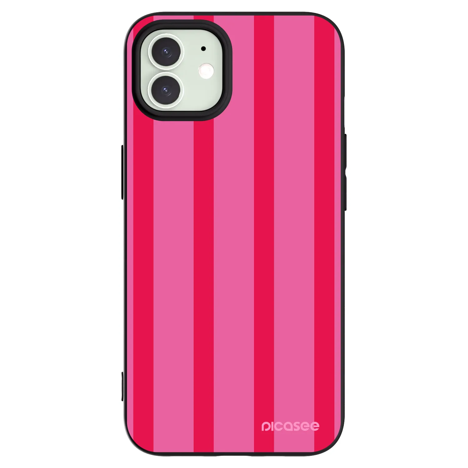 Picasee silikónový čierny obal pre Apple iPhone 12 Pro - Hot tropic