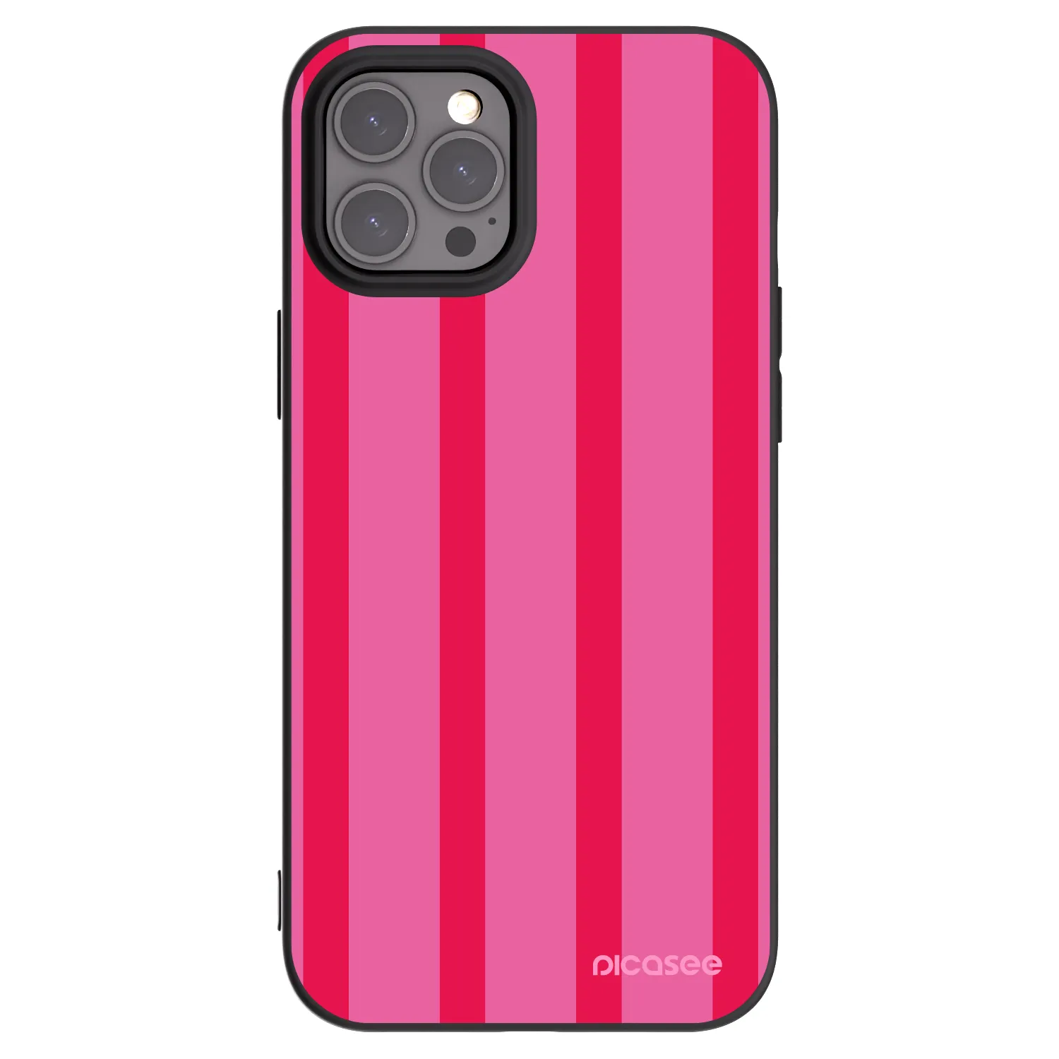 Picasee silikónový čierny obal pre Apple iPhone 12 Pro Max - Hot tropic