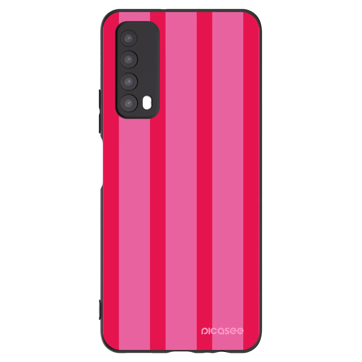 Picasee silikónový čierny obal pre Huawei P Smart 2021 - Hot tropic