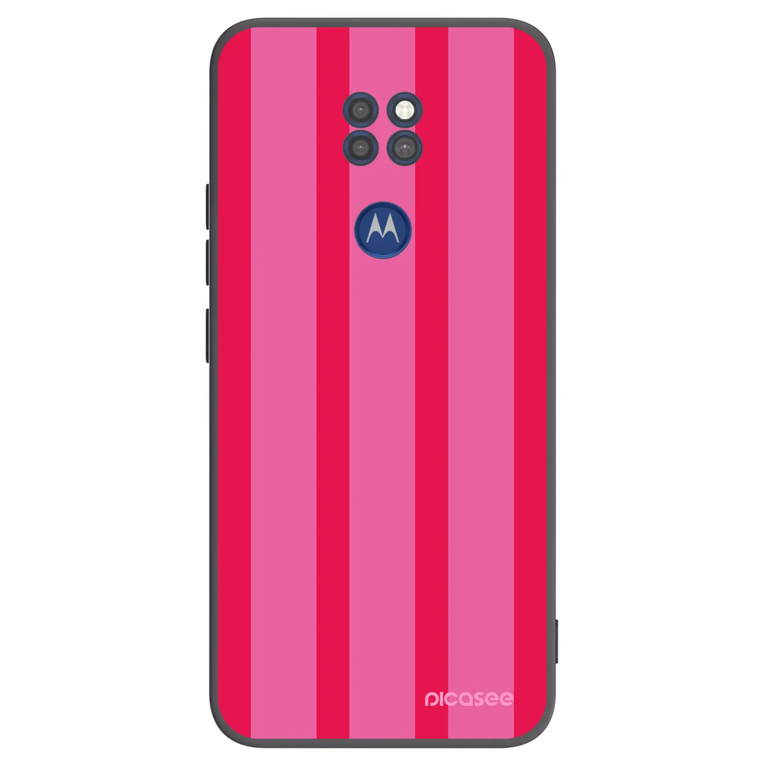 Picasee silikónový čierny obal pre Motorola Moto G9 Play - Hot tropic