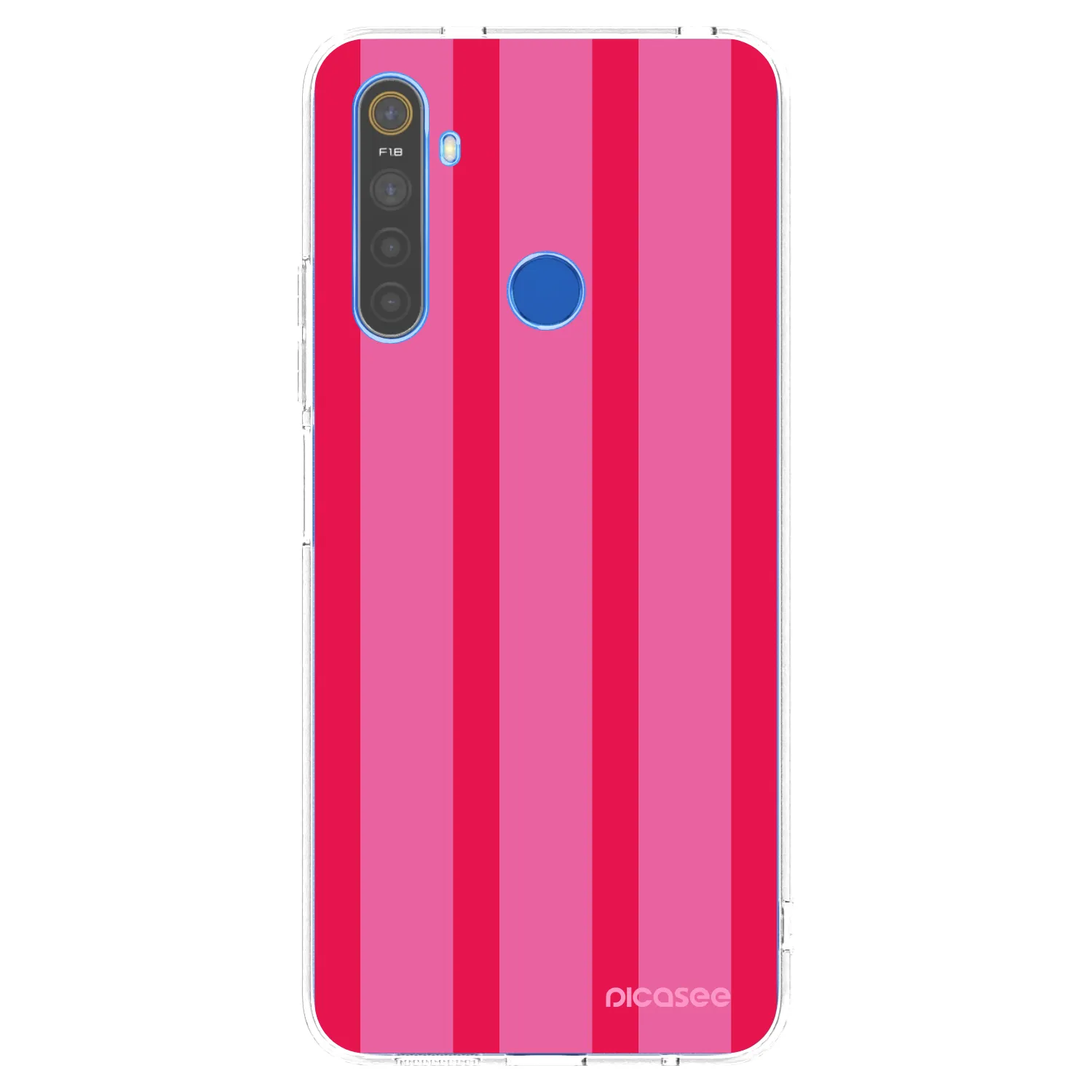 Picasee silikónový prehľadný obal pre Realme 5 - Hot tropic