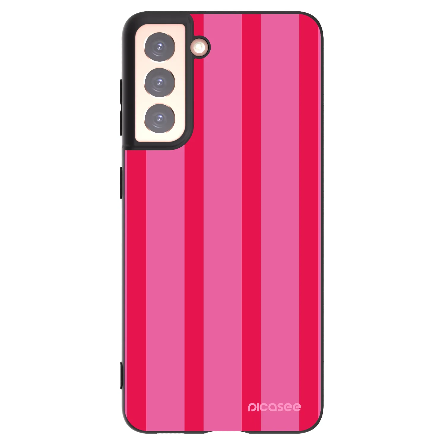 Picasee silikónový čierny obal pre Samsung Galaxy S21 5G G991B - Hot tropic