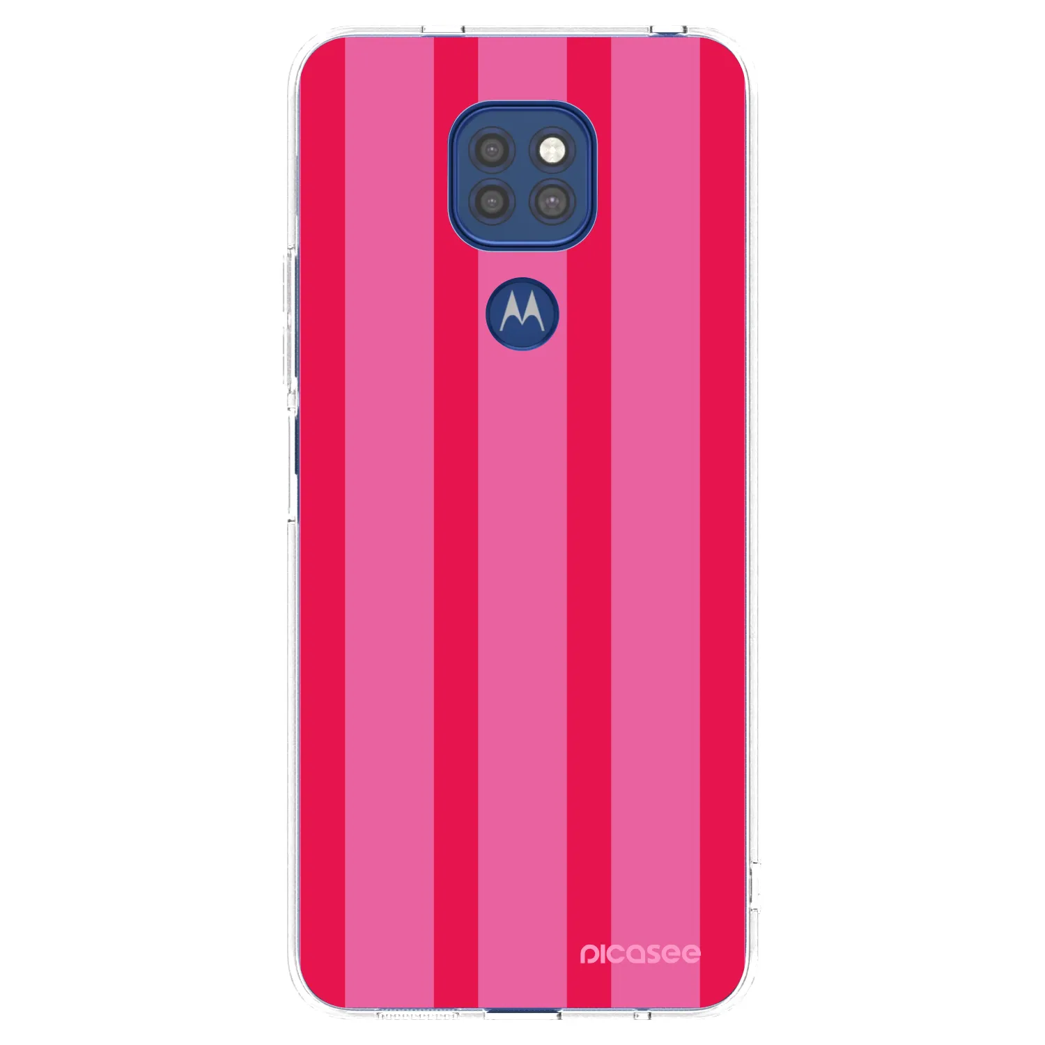 Picasee silikónový prehľadný obal pre Motorola Moto G9 Play - Hot tropic