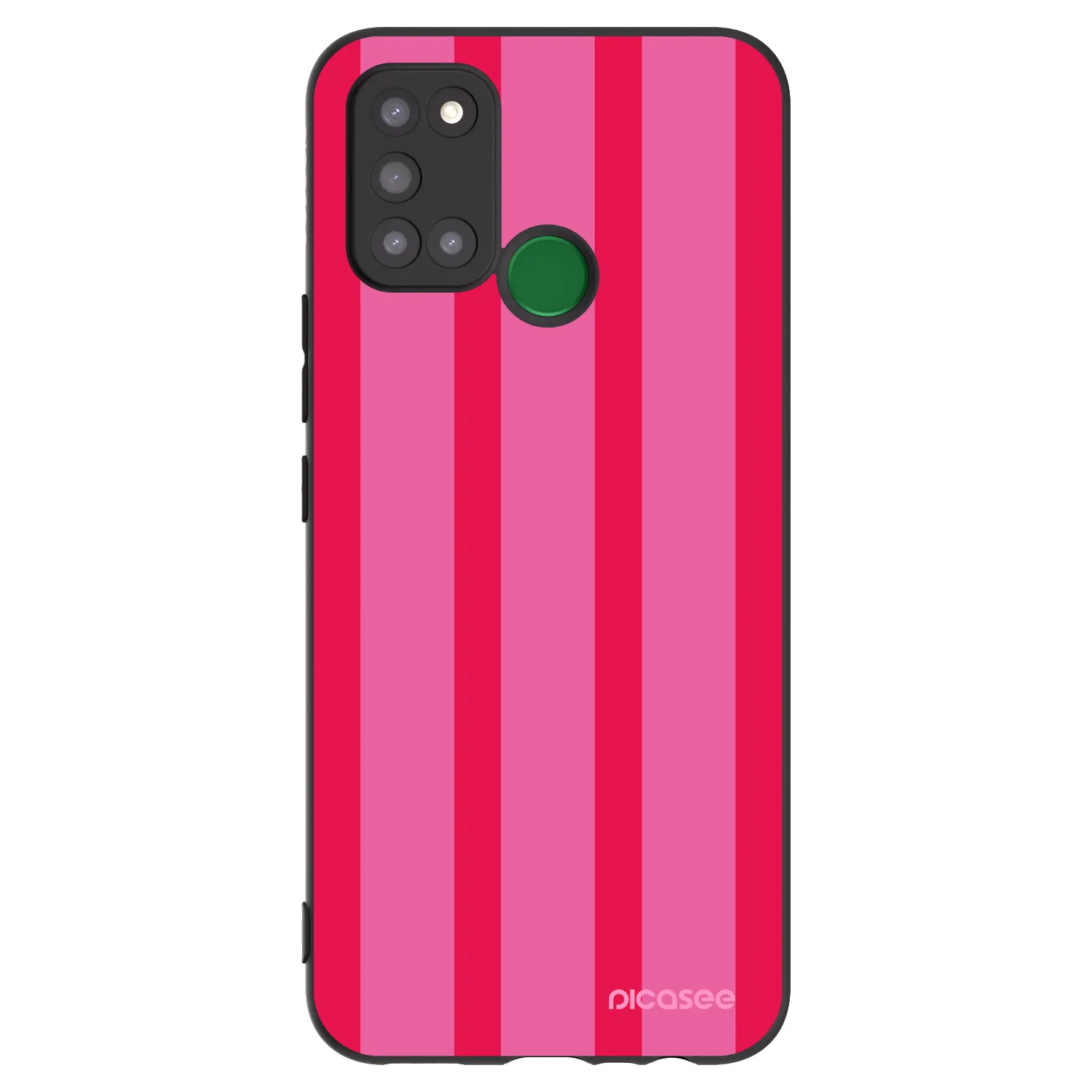 Picasee silikónový čierny obal pre Realme 7i - Hot tropic