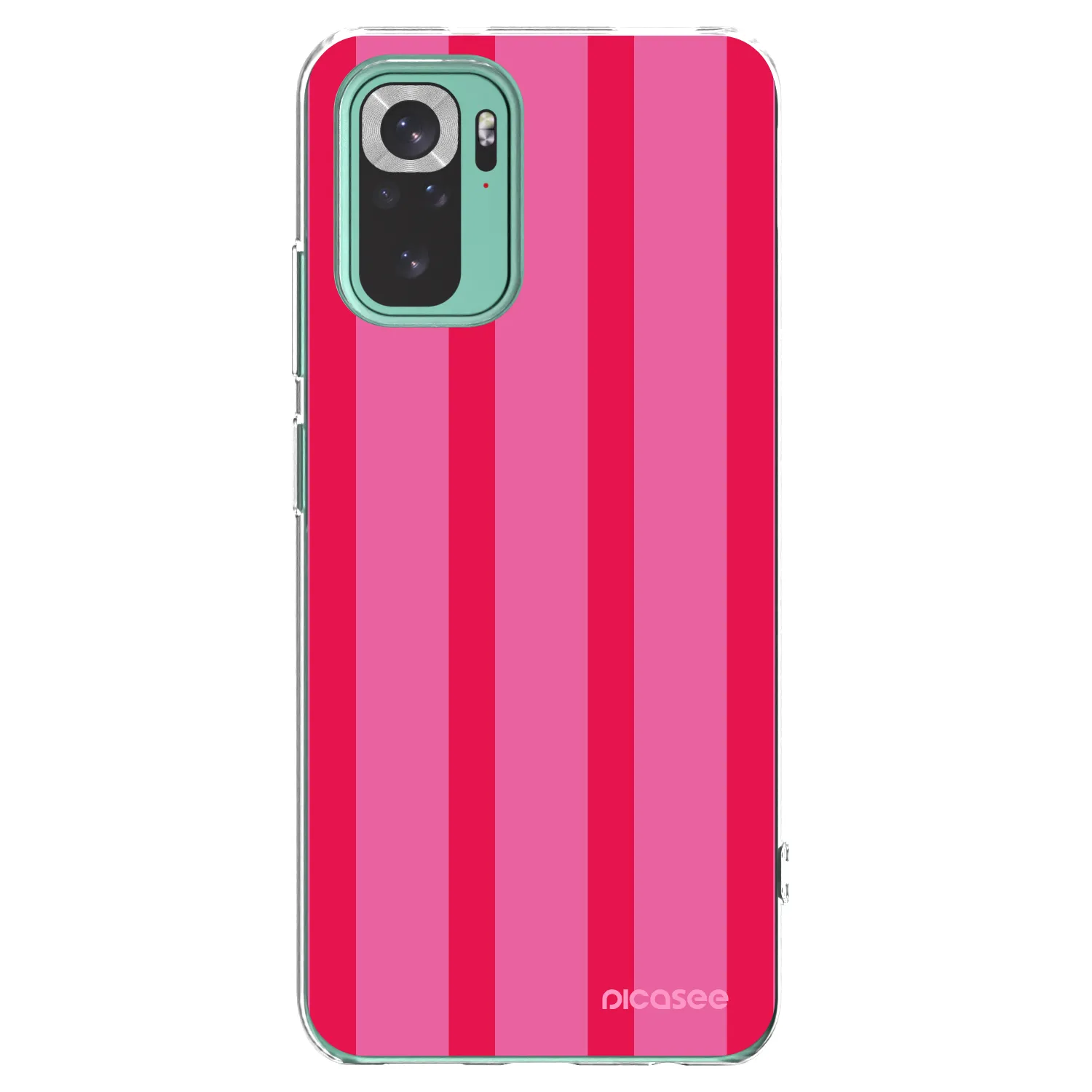 Picasee silikónový prehľadný obal pre Xiaomi Redmi Note 10 Pro - Hot tropic