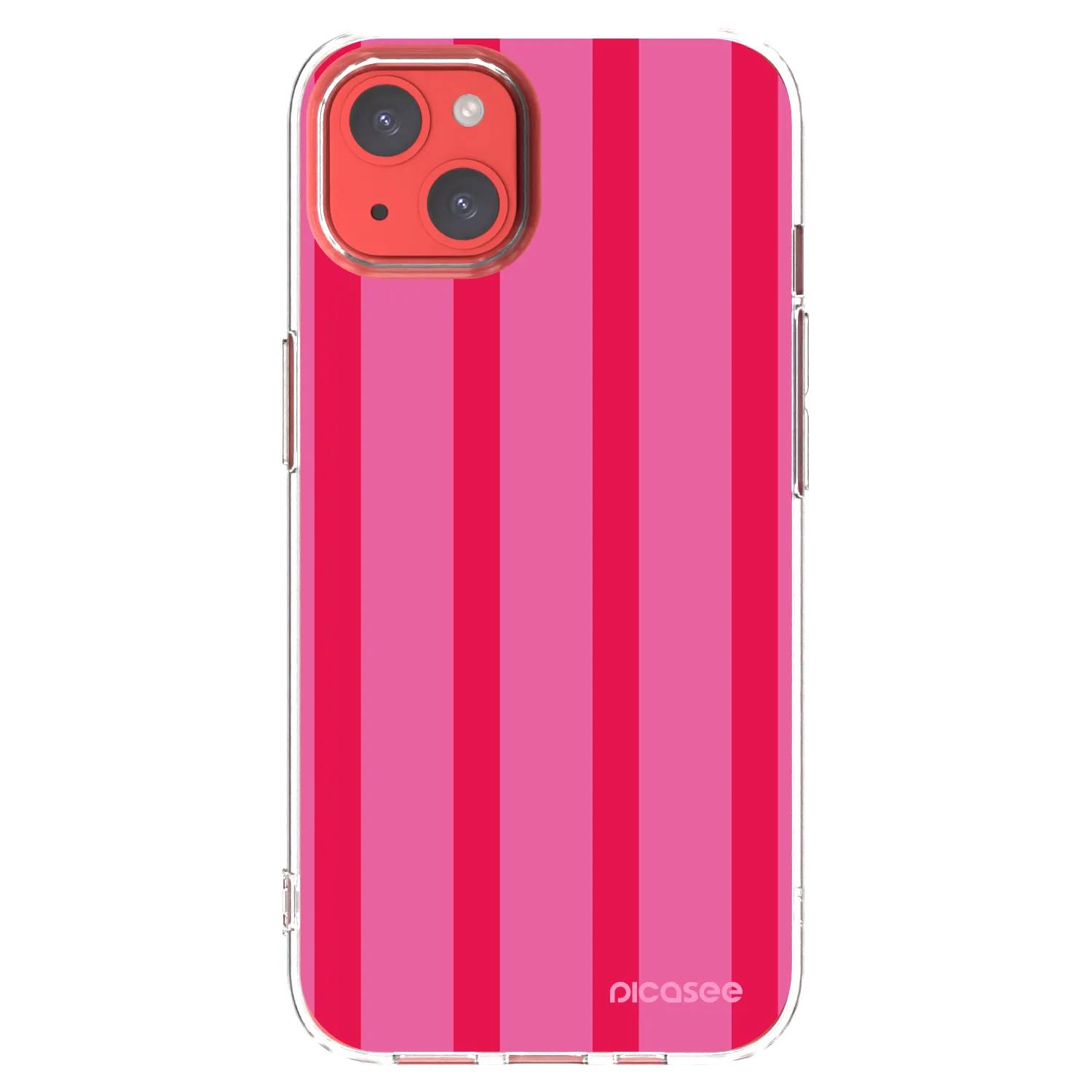 Picasee silikónový prehľadný obal pre Apple iPhone 13 - Hot tropic