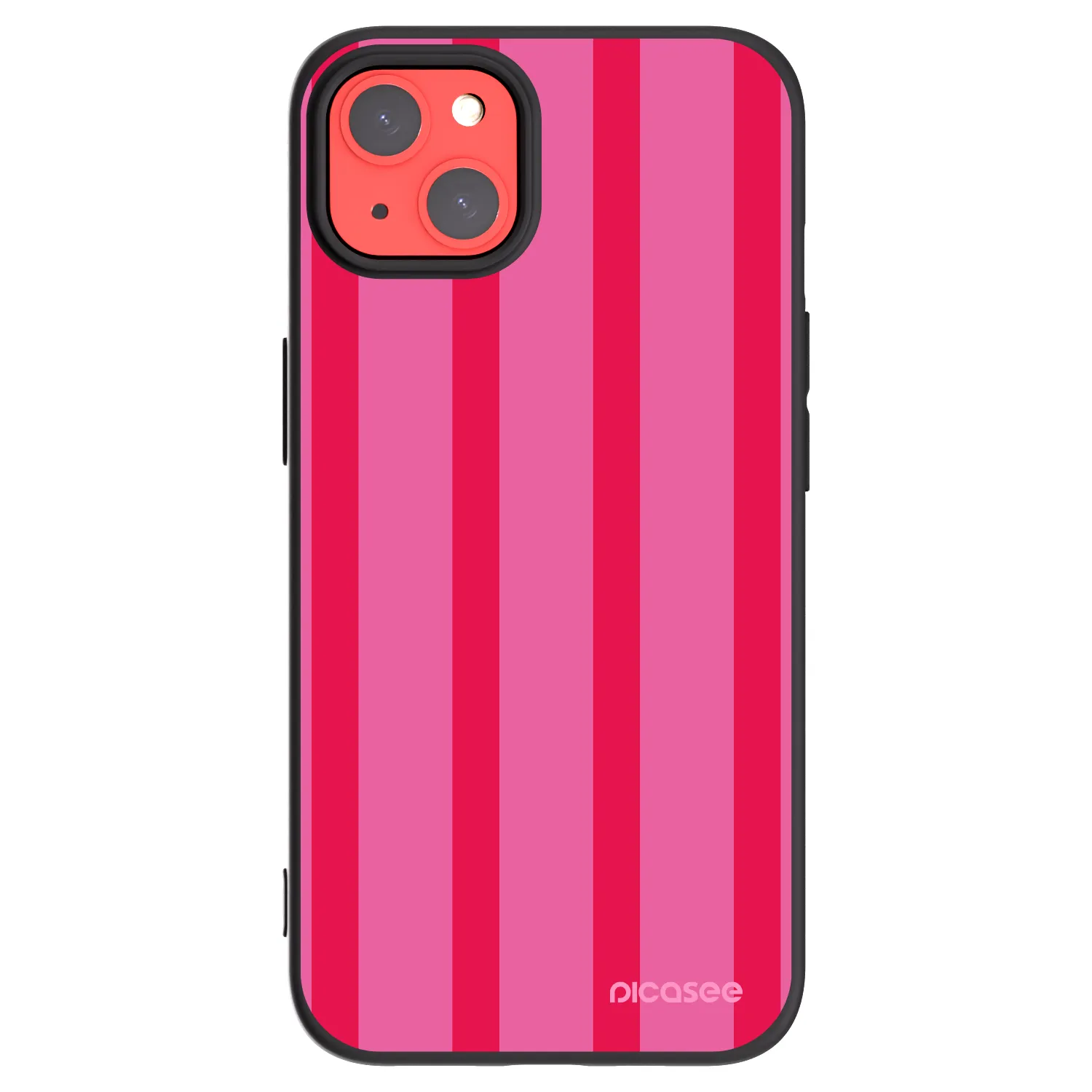 Picasee silikónový čierny obal pre Apple iPhone 13 - Hot tropic