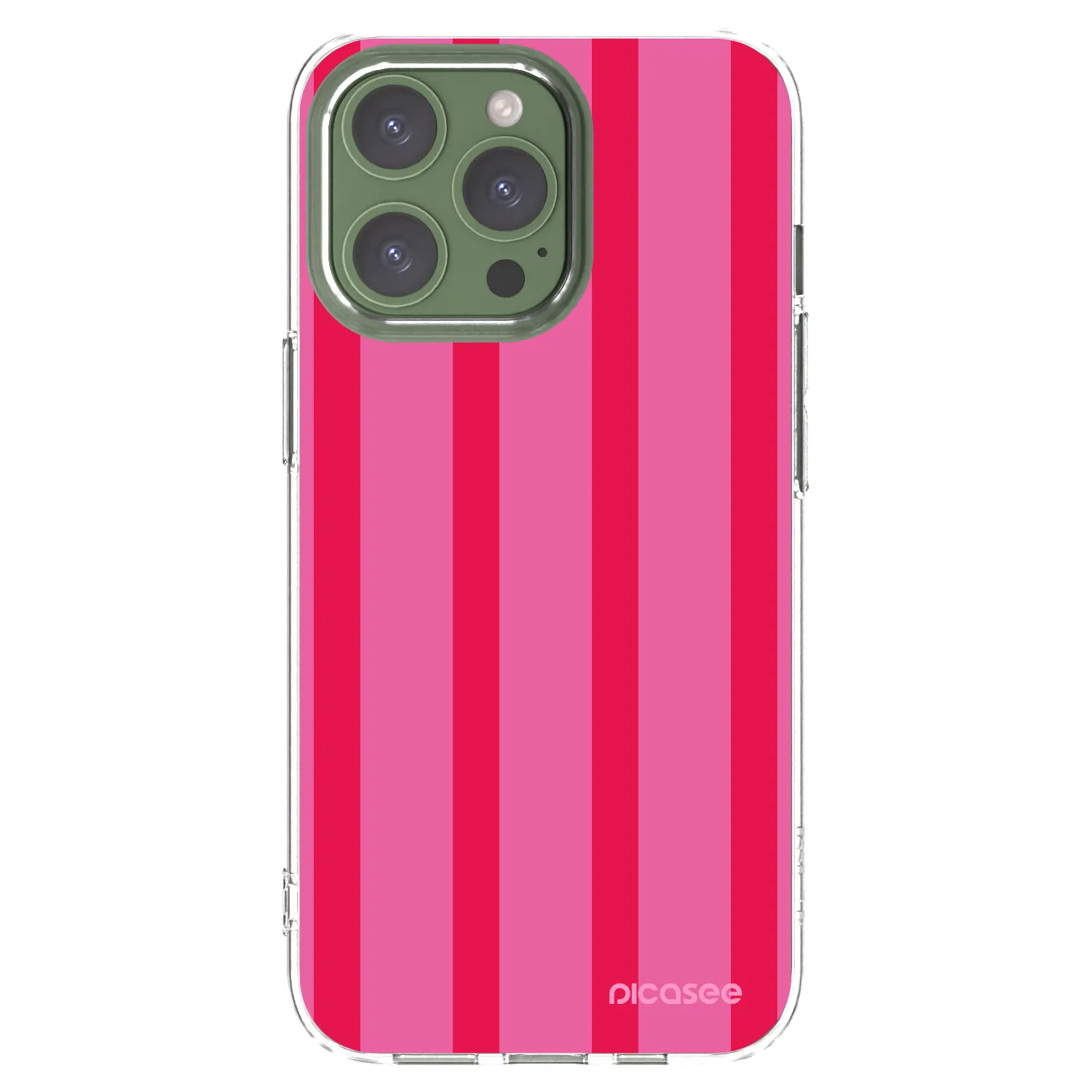 Picasee silikónový prehľadný obal pre Apple iPhone 13 Pro - Hot tropic