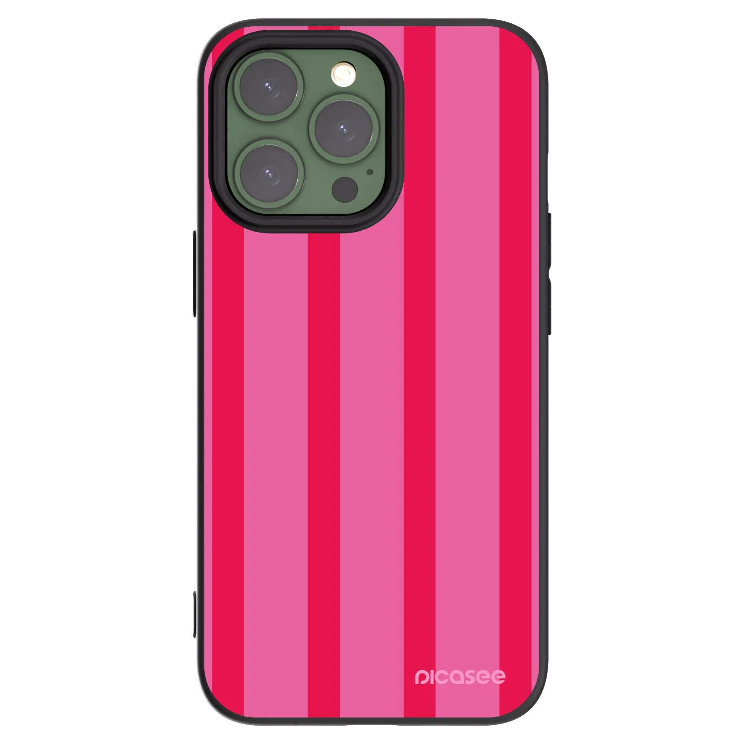 Picasee silikónový čierny obal pre Apple iPhone 13 Pro - Hot tropic