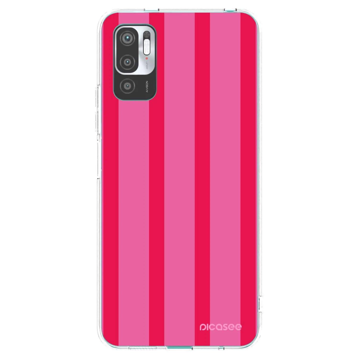 Picasee silikónový prehľadný obal pre Xiaomi Redmi Note 10 5G - Hot tropic