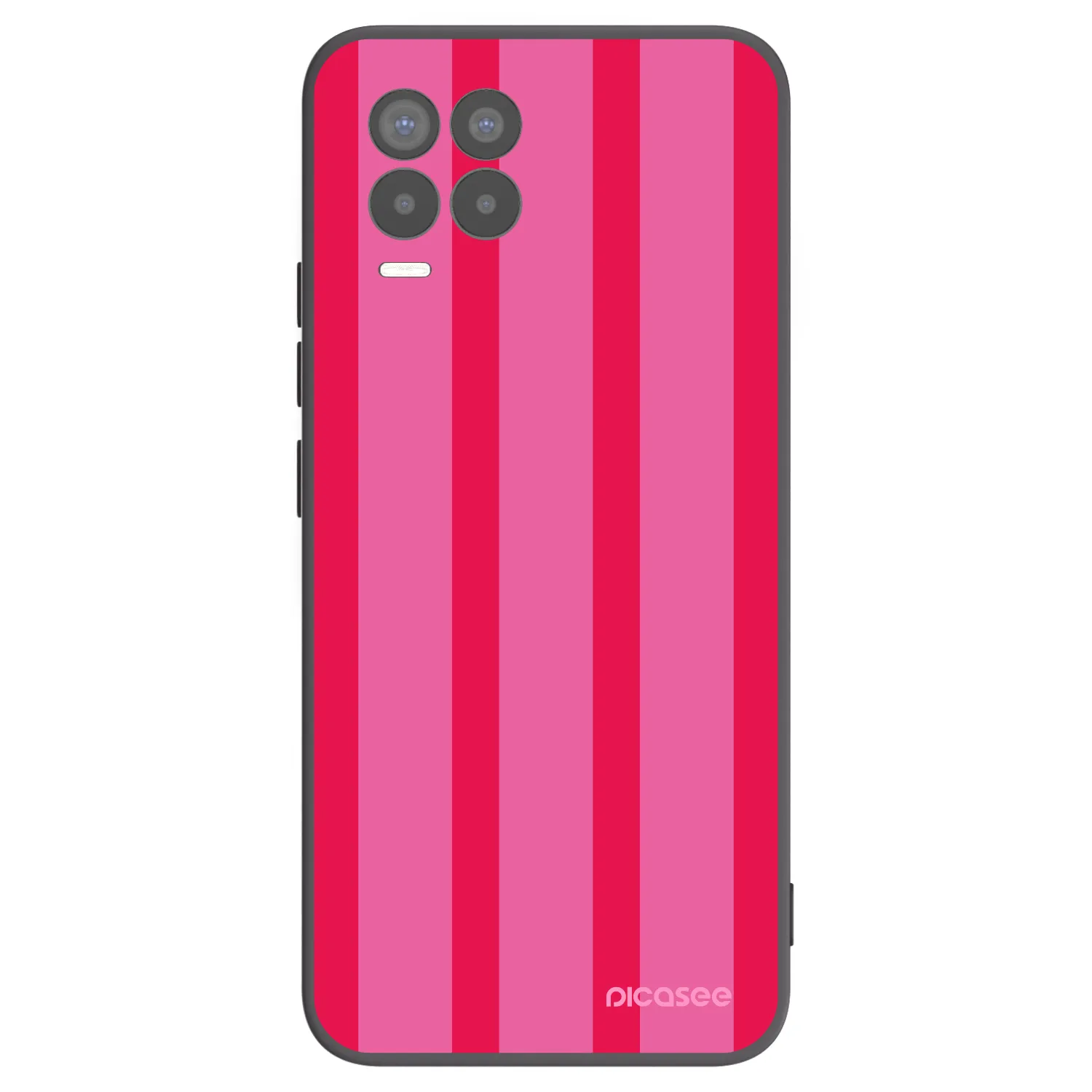 Picasee silikónový čierny obal pre Realme 8 4G - Hot tropic