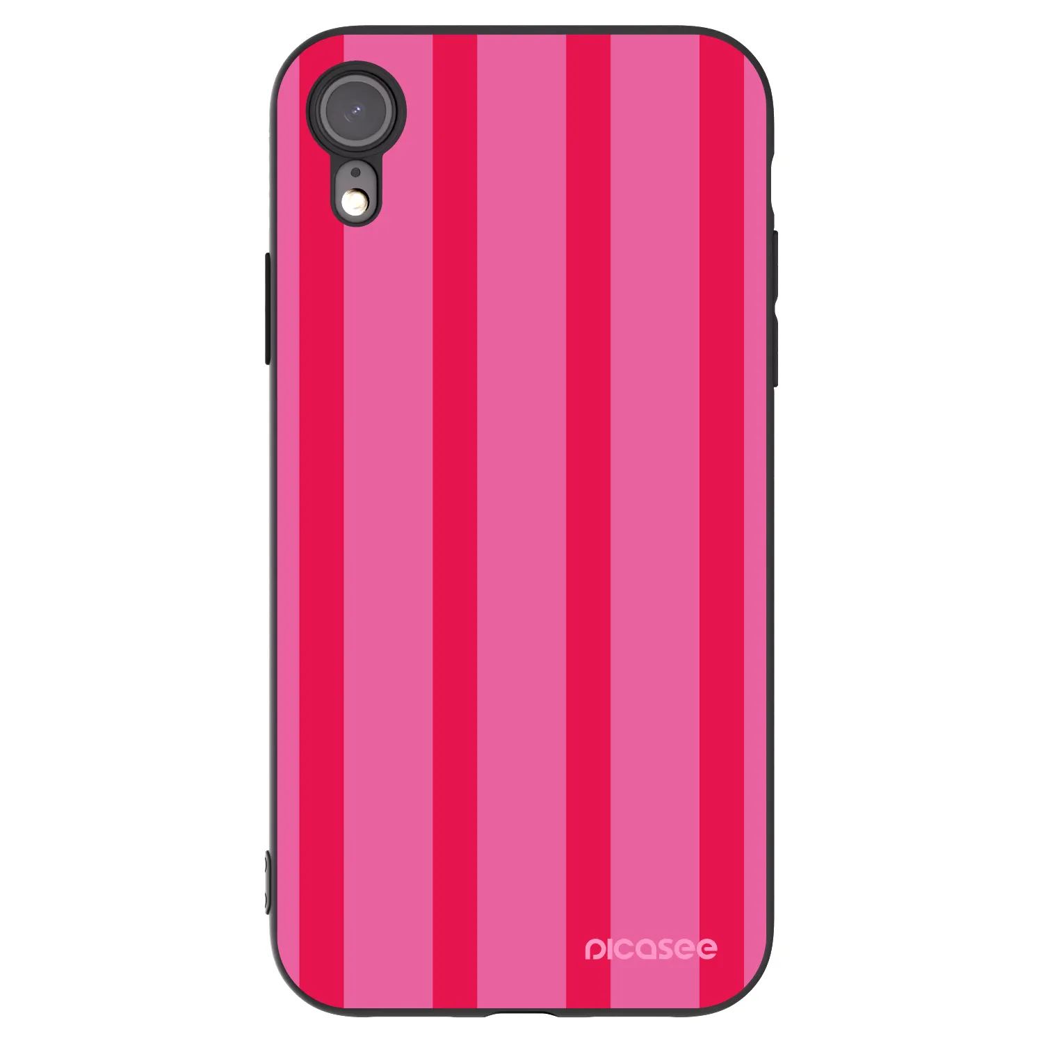 Picasee silikónový čierny obal pre Apple iPhone XR - Hot tropic