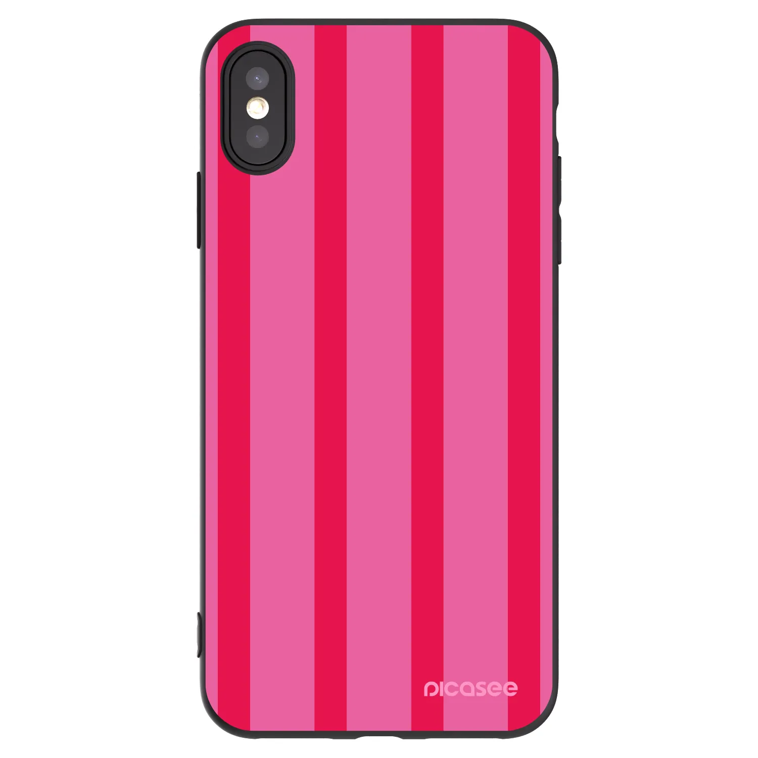Picasee silikónový čierny obal pre Apple iPhone XS Max - Hot tropic