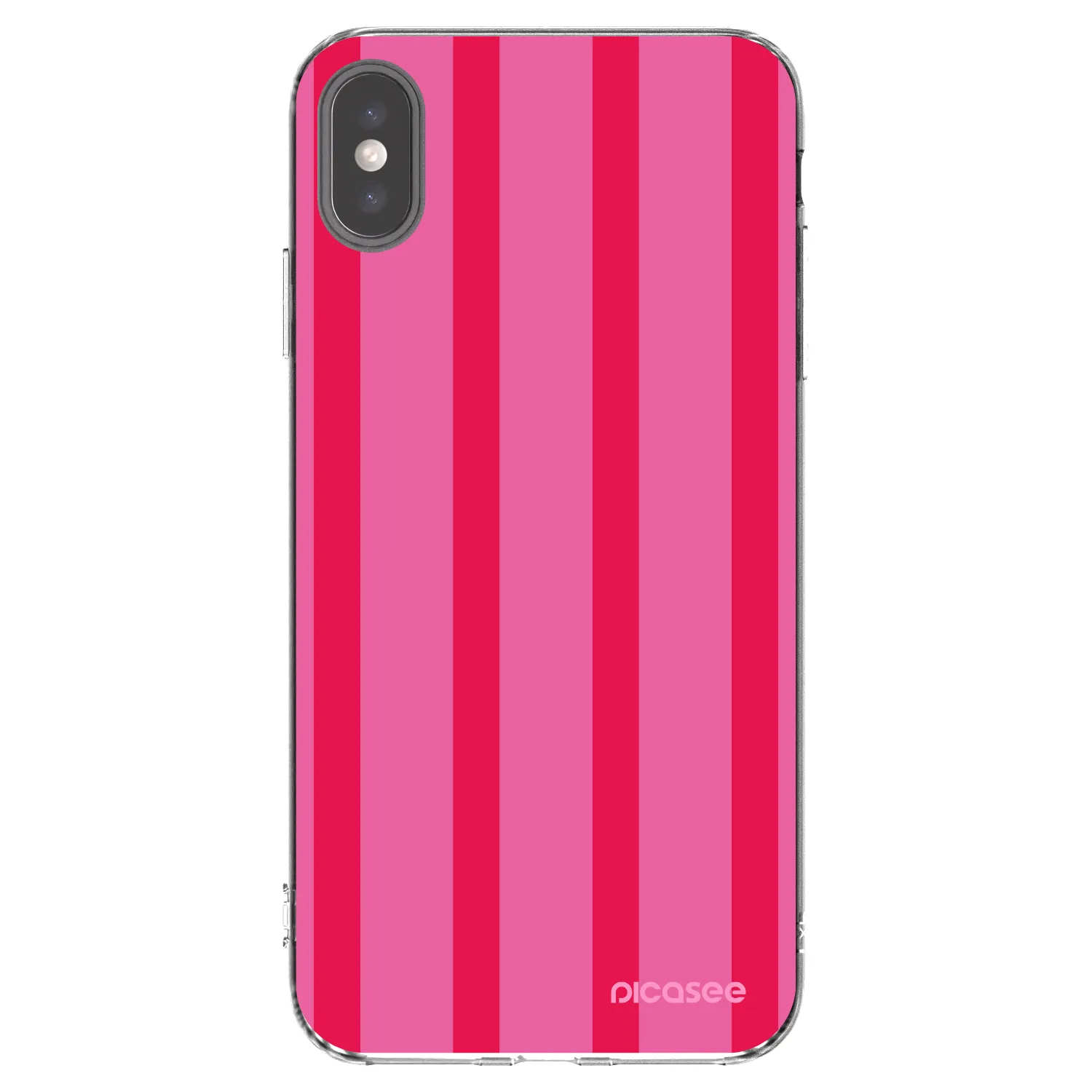 Picasee silikónový prehľadný obal pre Apple iPhone XS Max - Hot tropic