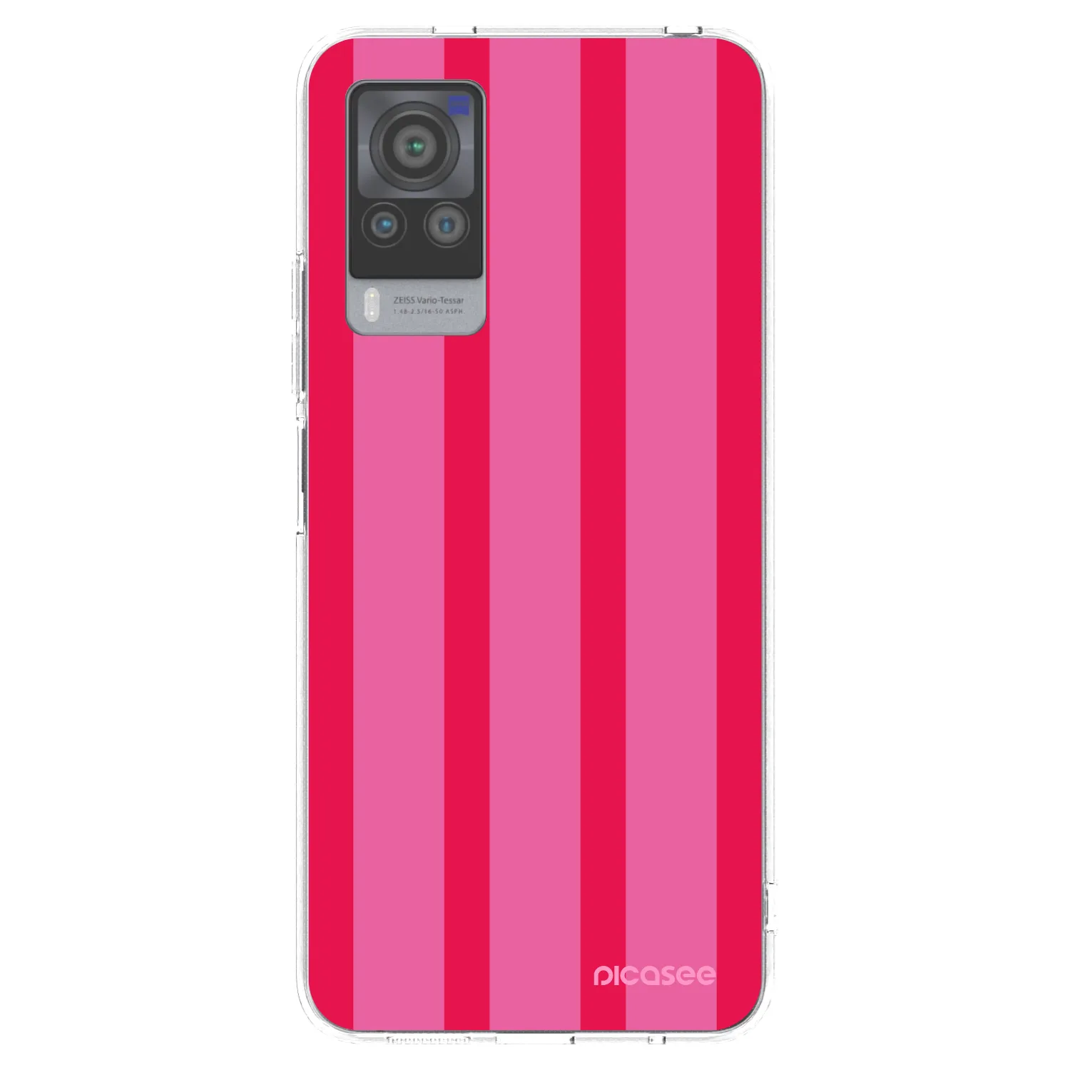 Picasee silikónový prehľadný obal pre Vivo X60 Pro 5G - Hot tropic