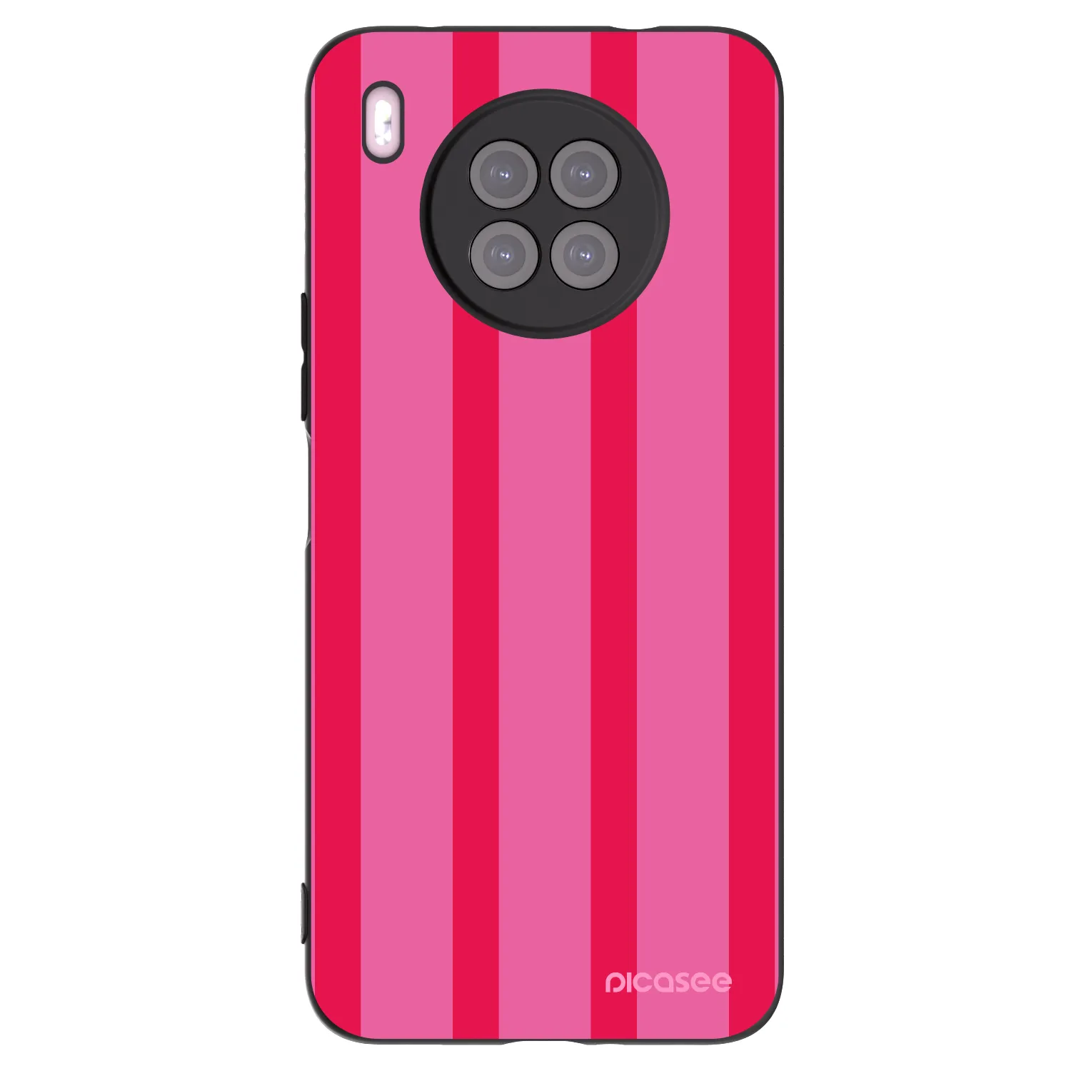 Picasee silikónový čierny obal pre Huawei Nova 8i - Hot tropic