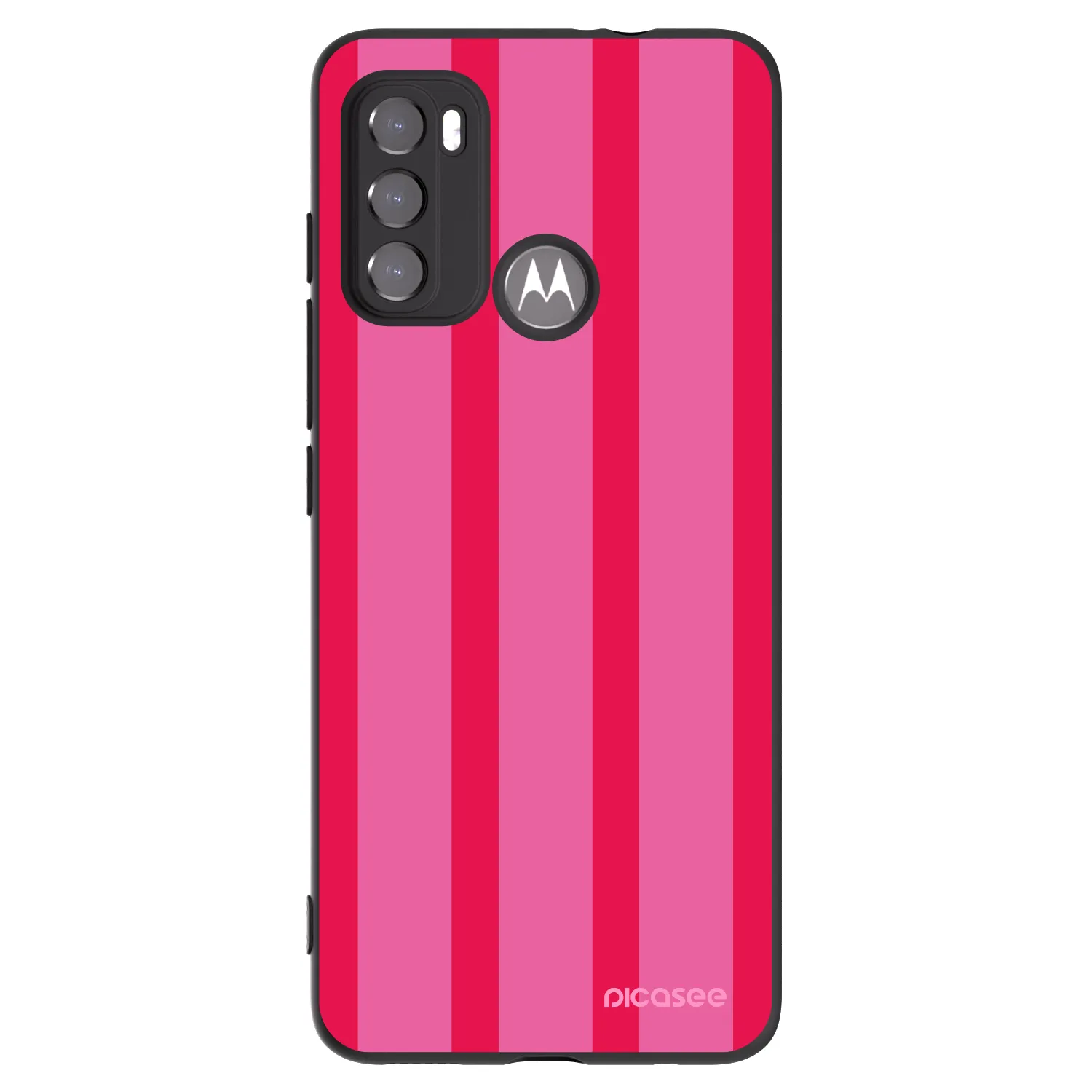 Picasee silikónový čierny obal pre Motorola Moto G60 - Hot tropic