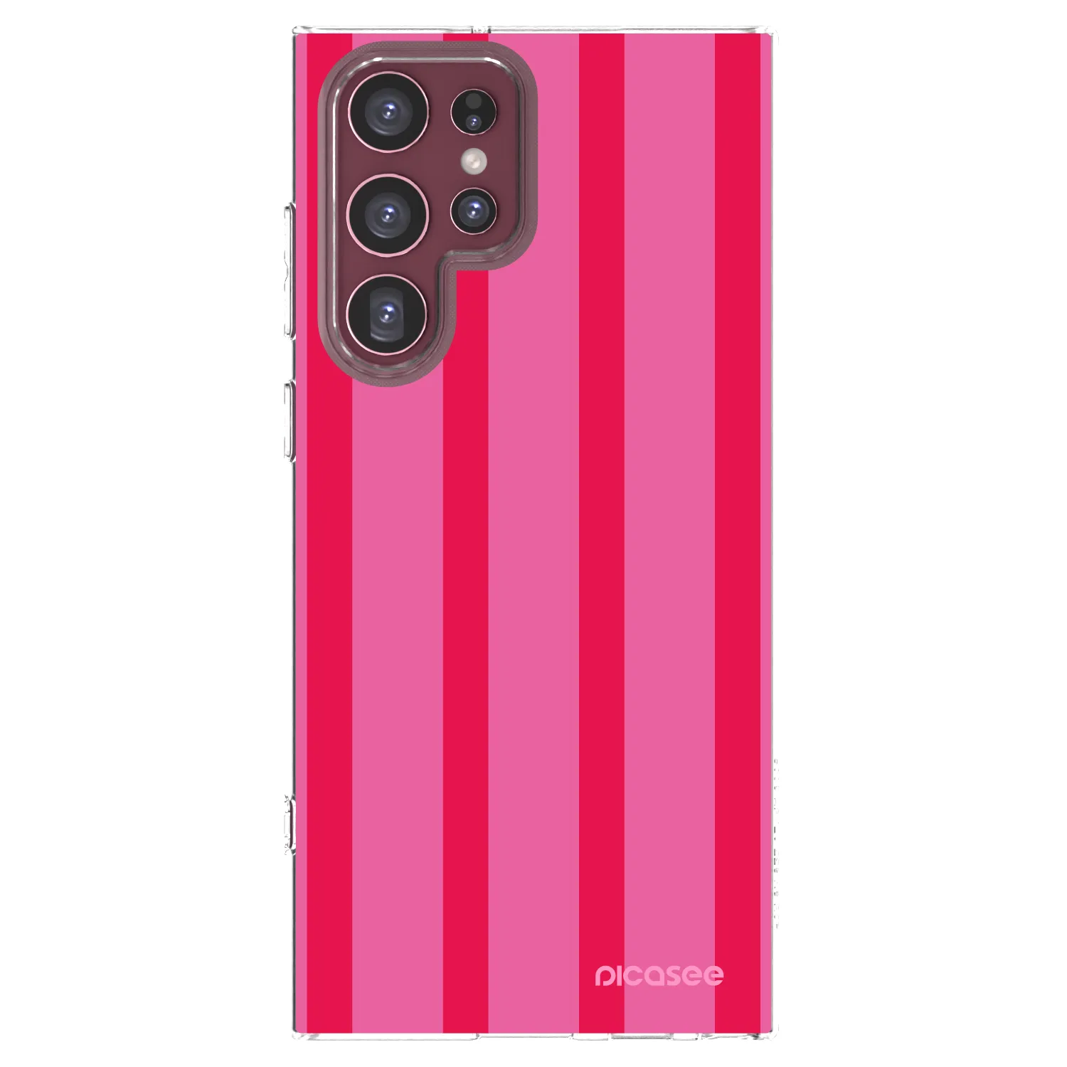 Picasee silikónový prehľadný obal pre Samsung Galaxy S22 Ultra 5G - Hot tropic