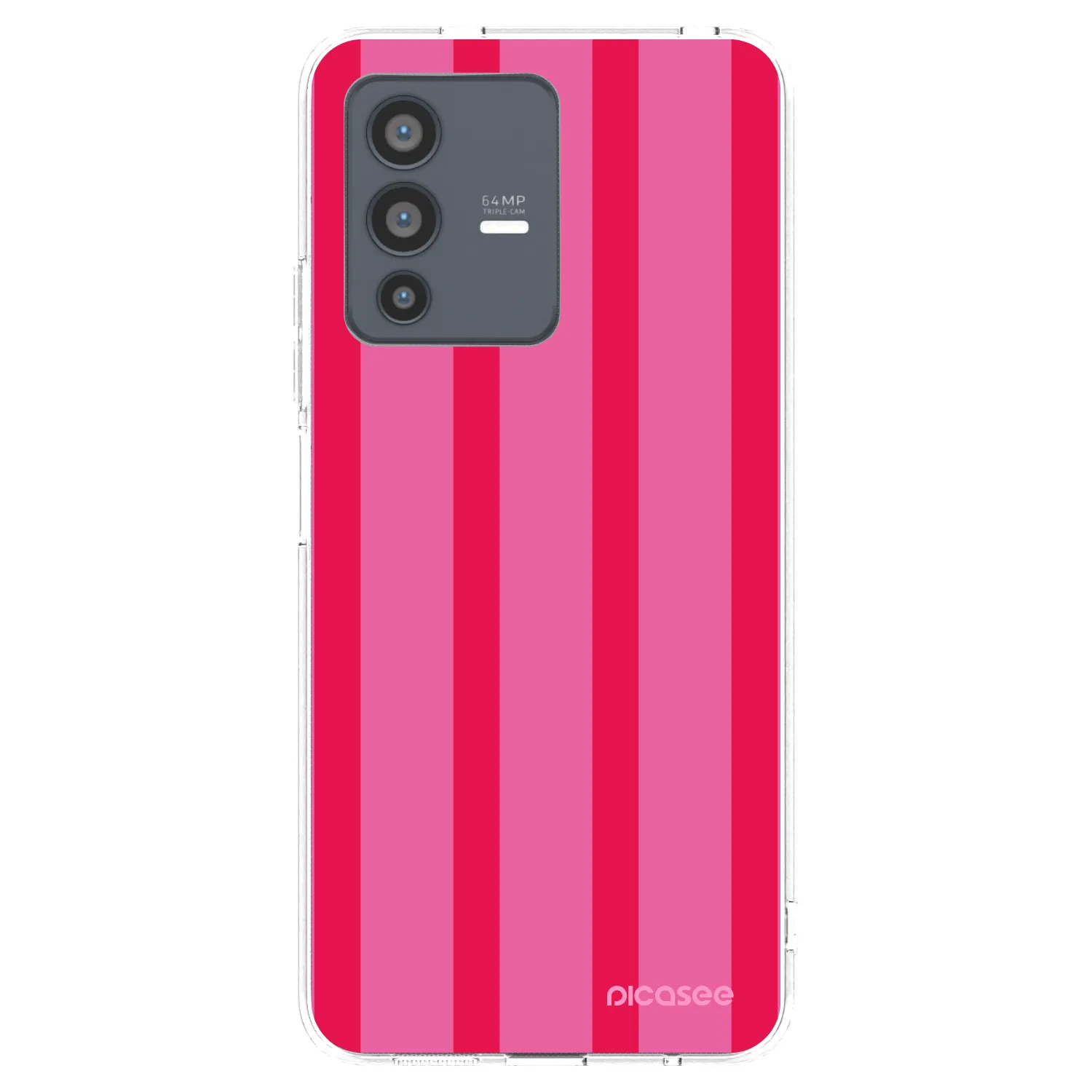 Picasee silikónový prehľadný obal pre Vivo V23 5G - Hot tropic