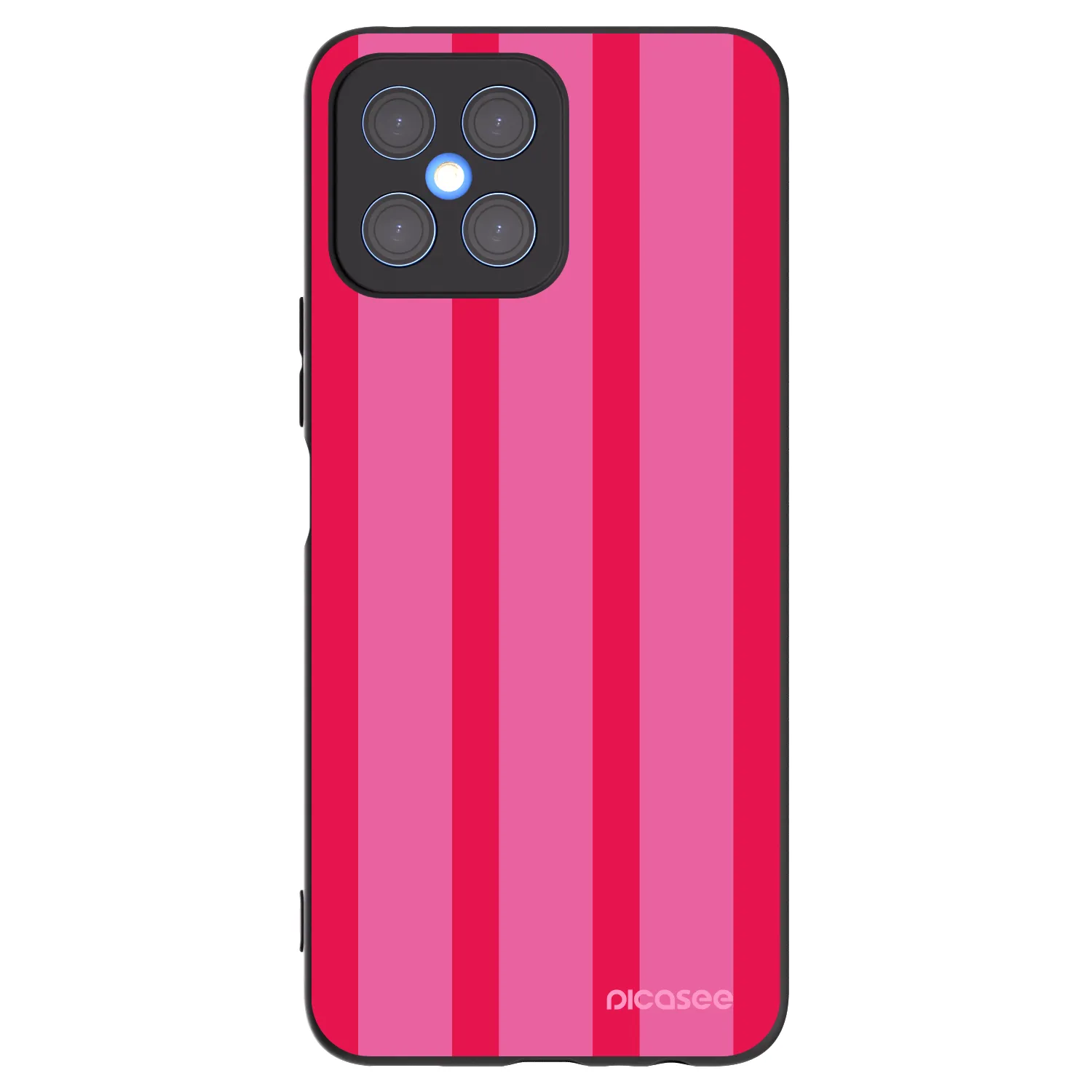 Picasee silikónový čierny obal pre Honor X8 4G - Hot tropic