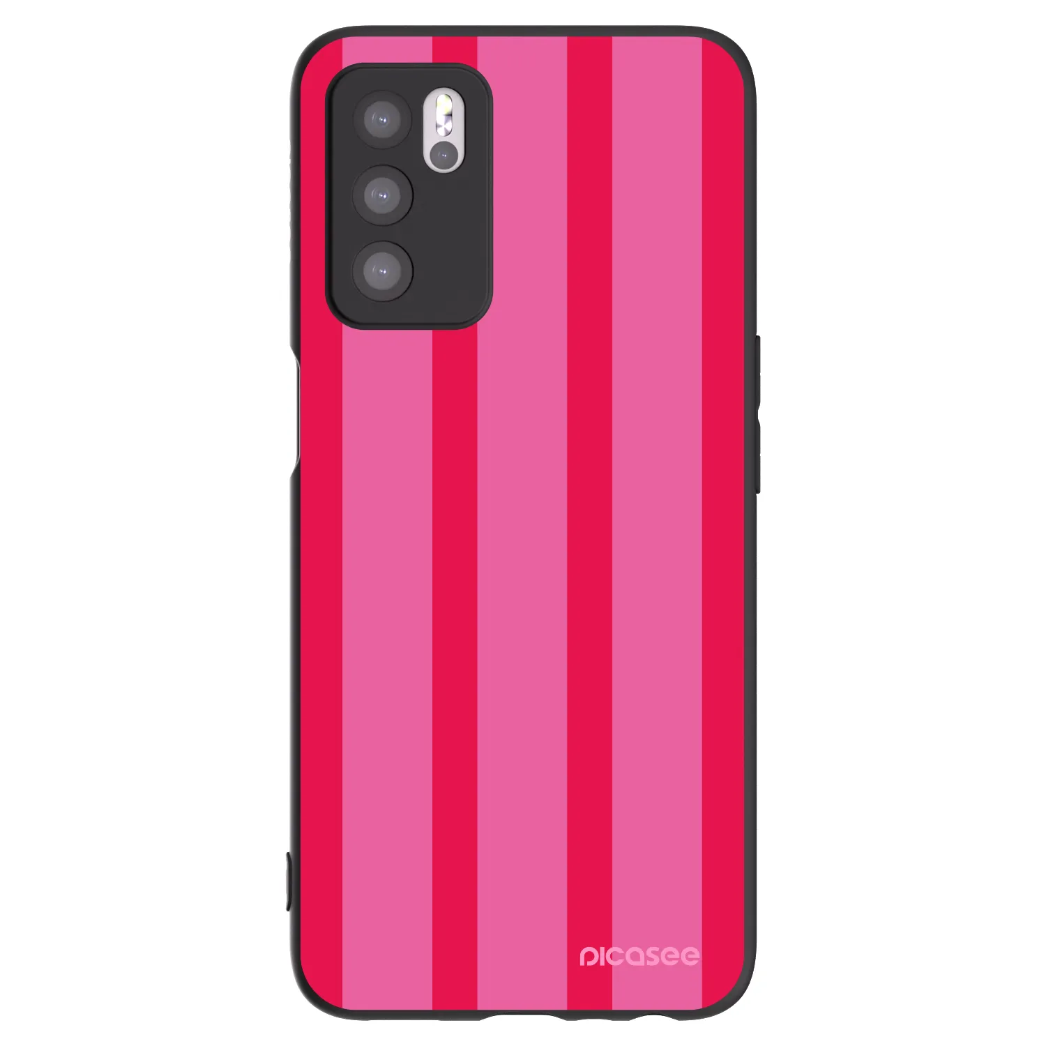 Picasee silikónový čierny obal pre OPPO A16s - Hot tropic