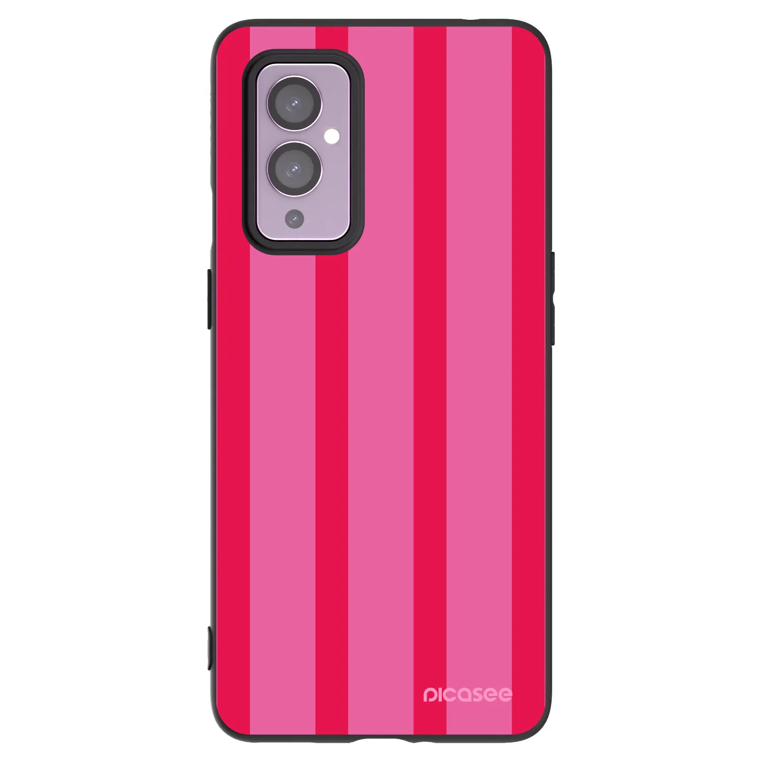 Picasee silikónový čierny obal pre OnePlus 9 - Hot tropic