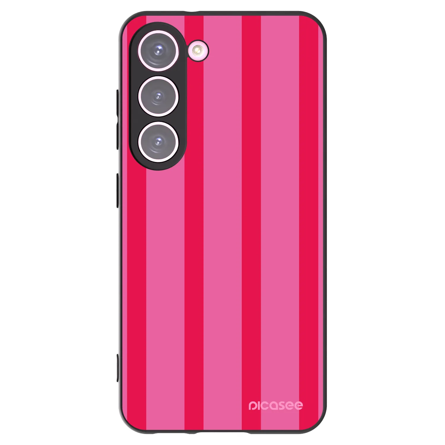 Picasee silikónový čierny obal pre Samsung Galaxy S23 5G - Hot tropic