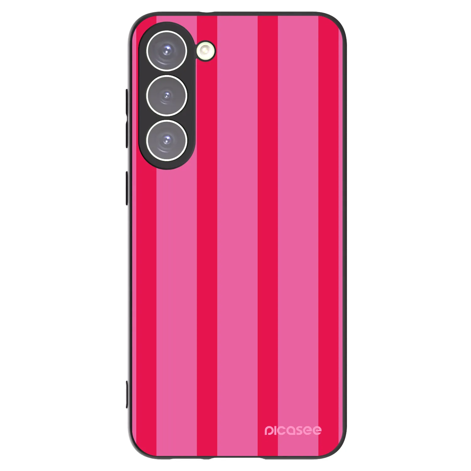Picasee silikónový čierny obal pre Samsung Galaxy S23+ 5G - Hot tropic