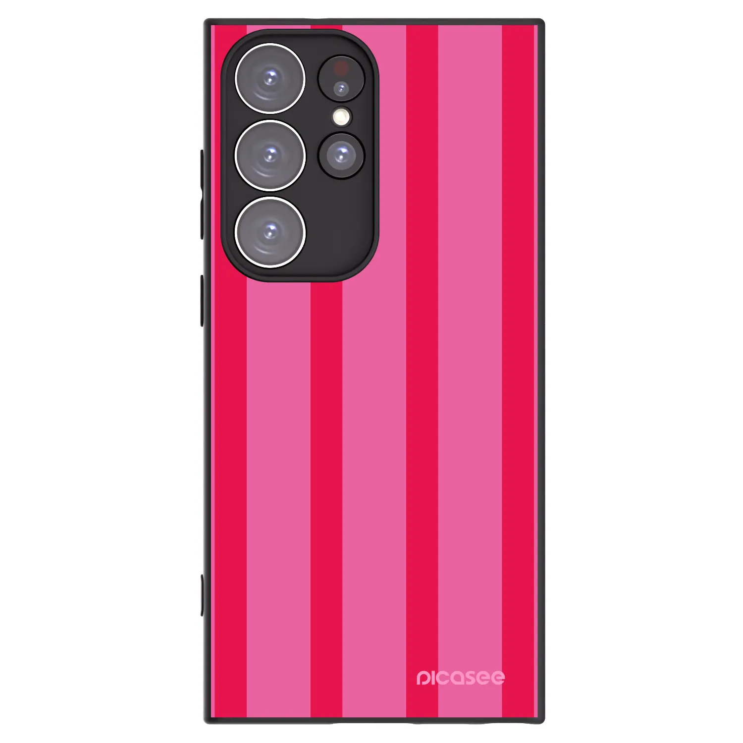 Picasee silikónový čierny obal pre Samsung Galaxy S23 Ultra 5G - Hot tropic