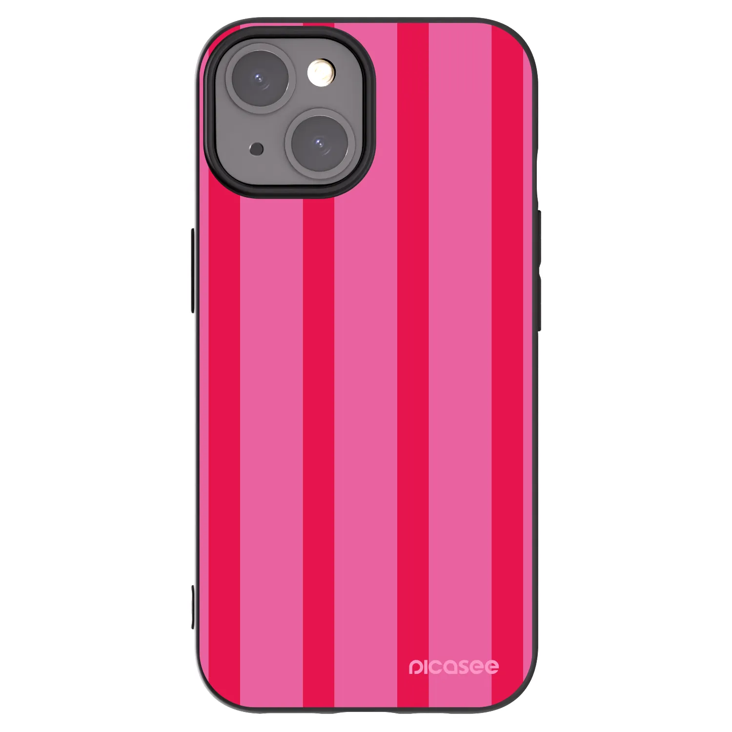 Picasee silikónový čierny obal pre Apple iPhone 15 - Hot tropic